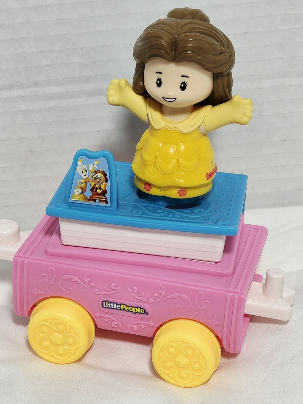Fisher Price Little People Belle Beauty Beast Parade Set Toy